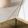 Porta-joias Wolff Toscana 21x12x5,5cm Dourado Metal 