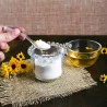 Açucareiro Lyor Cristal De Chumbo Com Colher Coração