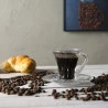 Jogo de Xícaras De Café Lyor 6 Peças De Cristal 105ml