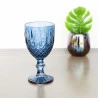 Conjunto 6 Tacas Wolff Vidro P/agua Greek Azul Escuro 320ml
