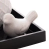 Conjunto Difusor Lyor Cerâmica Branco 14x9,5Cm 