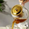 Chaleira Wolff Vidro C/infusor Dourado Inox 600ml 28859
