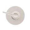 Conjunto Banheiro3 Pçs Lyor Greece Cerâmica Branco/Prata