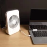 Mini Ventilador Mor Portátil Com Luminária 